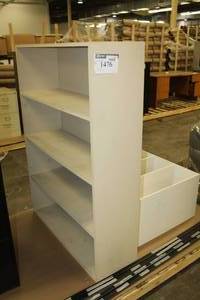 lot 1476 image: Lot of (2) Wood Bookcase