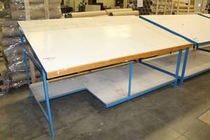 lot 1523 image: Metal Drafting Table