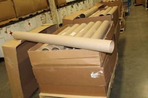 lot 1539 image: Lot of (Approximately 75) Cardboard Mailing Tubes 5in.