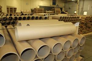 lot 1540 image: Lot of (Approximately 450) Cardboard Mailing Tubes 6in.