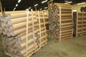 lot 1546 image: Lot of (Approximately 450) Cardboard Mailing Tubes 6in.