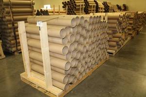 lot 1549 image: Lot of (Approximately 450) Cardboard Mailing Tubes 6in.
