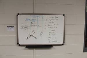 lot 1554 image: Lot of (2) Quartet Wall-Mount Office Whiteboards