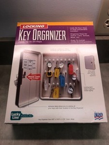 NEW IN BOX LOCKING KEY ORGANIZER