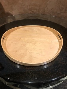 2 LARGE SERVING TRAYS