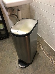 SIMPLEHUMAN STAINLESS STEEL BUTTERFLY STEP CAN