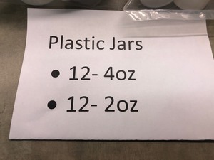 LOT OF PLASTIC CONTAINERS