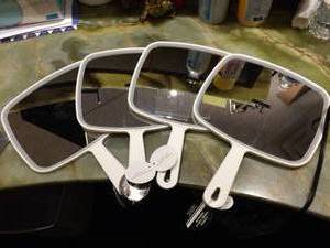 LOT OF 4 MULTI MAGNIFICATION MIRRORS - LIKE NEW CONDITION