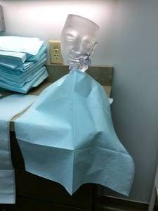 LOT OF MEDICAL BIBS - GREAT FOR ART PROJECTS AND KIDS TOO