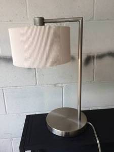 CONTEMPORARY STAINLESS STEEL DESK LAMP