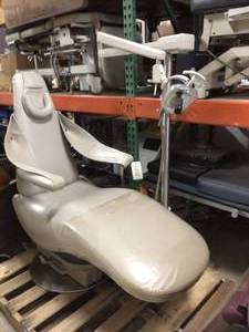 lot 26 image: SELLING ONLINE USED $4000 LIKE NEW CONDITION DENTA-EZ POWER EXAMINATION ORAL SURGEON CHAIR WITH FLOATING LIGHT FANTASTIC FOR OTHER PROCEDURES TOO