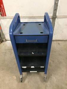 lot 54 image: Valleylabs Blue Heavy Duty Medical Cart