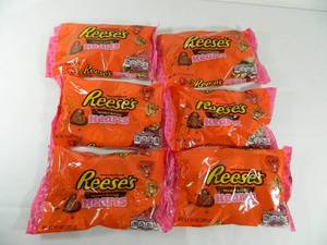 6 Bags of Reeses Peanut Butter Hearts