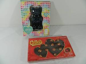 Giant Gummy Bear and Chocolate Covered Cherries
