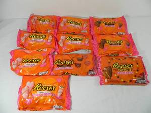 10 Bags Reeses Assorted Peanut Butter Chocolates