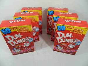 6 Boxes Dum-Dums Lollipop Bouquets