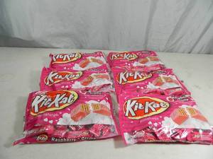 6 New Bags of Raspberry Creme Kit Kats