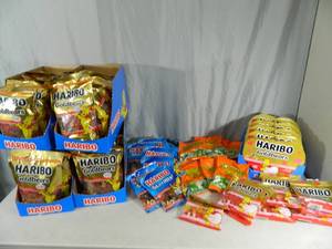 60 Bags of Assorted Haribo Candy