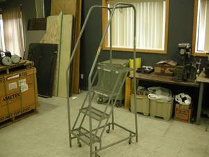lot 51 image: Cotterman Rolling Warehouse Steps