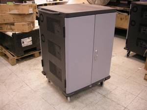 lot 133 image: V7 Mobile Locking Metal Cabinet