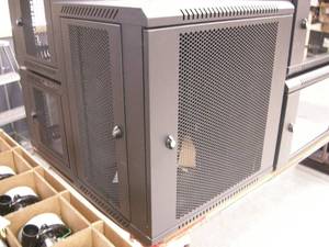 lot 135 image: Rolling Wall Mount - Countertop Metal Cabinet
