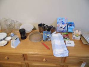 lot 45 image: Glass Pitchers - Misc Kitchen Items