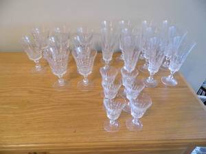 lot 52 image: Crystal Stemware