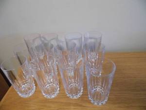 lot 54 image: Crystal Water Glasses