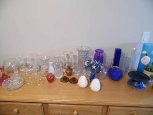lot 56 image: Vases - Candle Holders