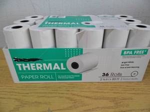 lot 62 image: New Thermal Paper