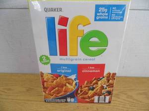 lot 79 image: 2 Packs Life Cereal