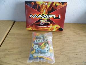 lot 138 image: New MaxFli Golf Balls w Tees