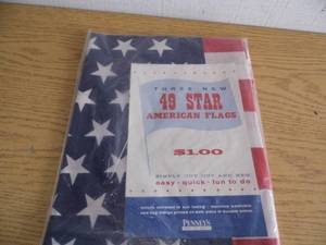 lot 143 image: 49 Star Flag