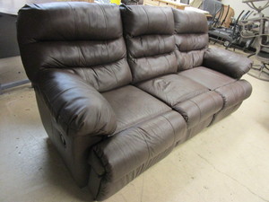 lot 201 image: RECLINING SOFA