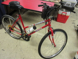 lot 206 image: MAGNA RED RIDGE 10-SPEED BICYCLE