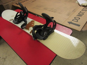 lot 209 image: BURTON FEELGOOD SNOWBOARD