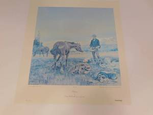 lot 48 image: Partners by Charles M. Russell (American 1864-1926)