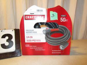 lot 3 image: Craftsman Pressure Washer Hose
