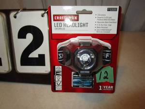 lot 12 image: Craftsman LED Headlight