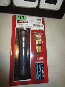 lot 47 image: Craftsman Aluminum LED Flashlight