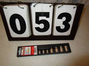lot 53 image: Craftsman 7 pc External Torx Socket Set