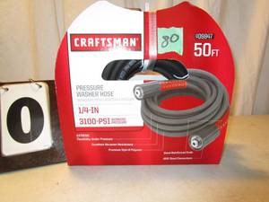 lot 80 image: Craftsman Pressure Washer Hose