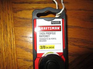 lot 140 image: Craftsman Thin Profile Ratchet