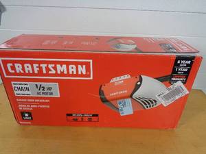 lot 59 image: New Craftsman12 HP Chain Garage Door Opener