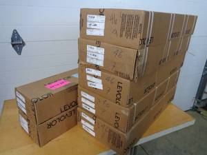 lot 65 image: 7 Brand New Sets of Levolor Roman Window Shades