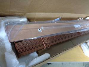 lot 66 image: 2 Sets Brand New 2 inch Real Wood Privacy Blinds