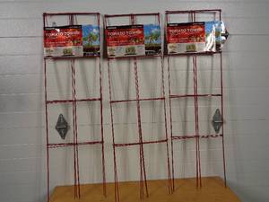 lot 91 image: 3 New 4-Panel Tomato Towers