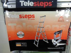 lot 96 image: Brand New Telesteps Telescoping Step Ladder