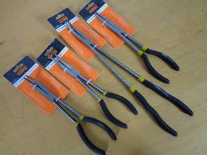 lot 124 image: 4 New Specialty Long Nose Pliers