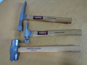 lot 126 image: 3 New Hammers